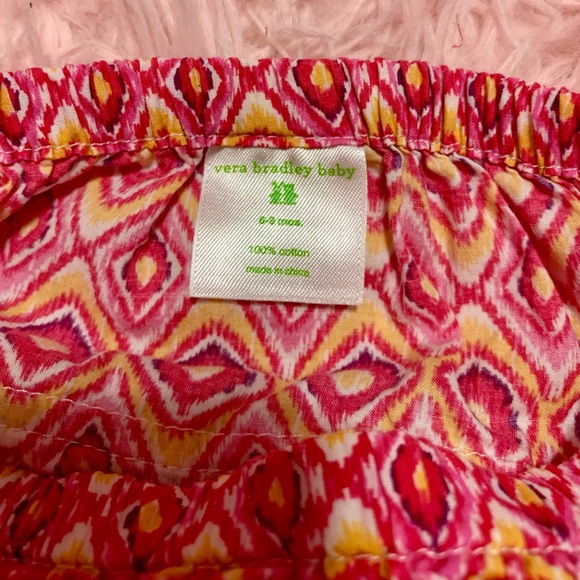 Vera Bradley Baby Dress with Bloomers in Clementine Size 6-9 months - Picture 6 of 7